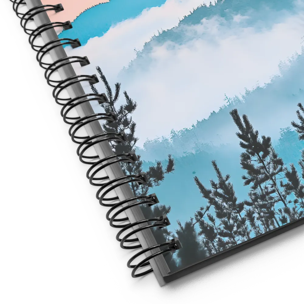 Hazy Mountain Serenity 
 Spiral Notebook | 140 pages