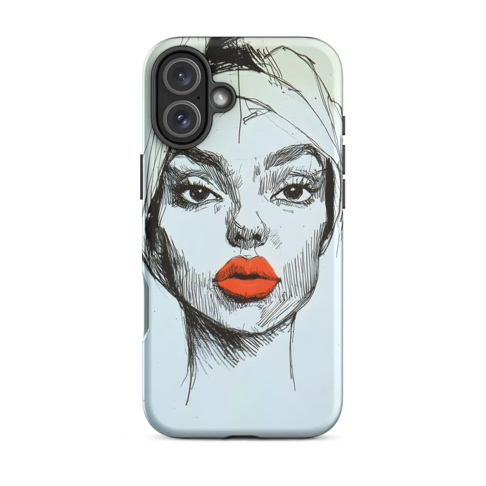Portrait Sketch of a Woman | Phone Case