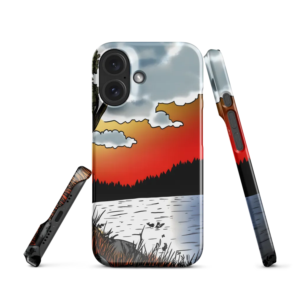 Sunset Over the Lake 
 Samsung Galaxy S24 Ultra | Tough Case