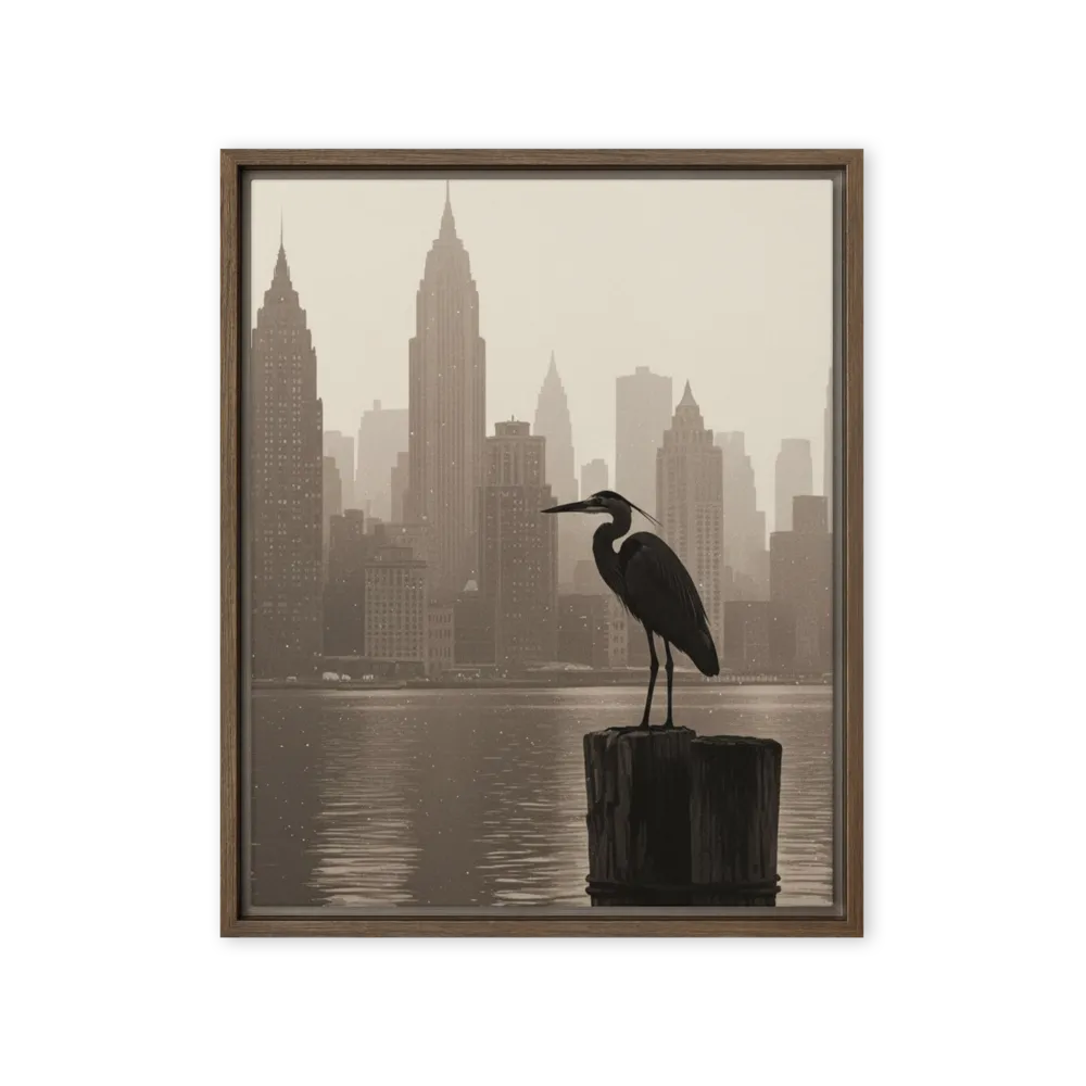 Harbor Heron | Art Print