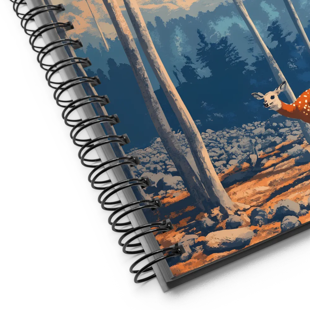 Forest Deer Serenity 
 Spiral Notebook | 140 pages
