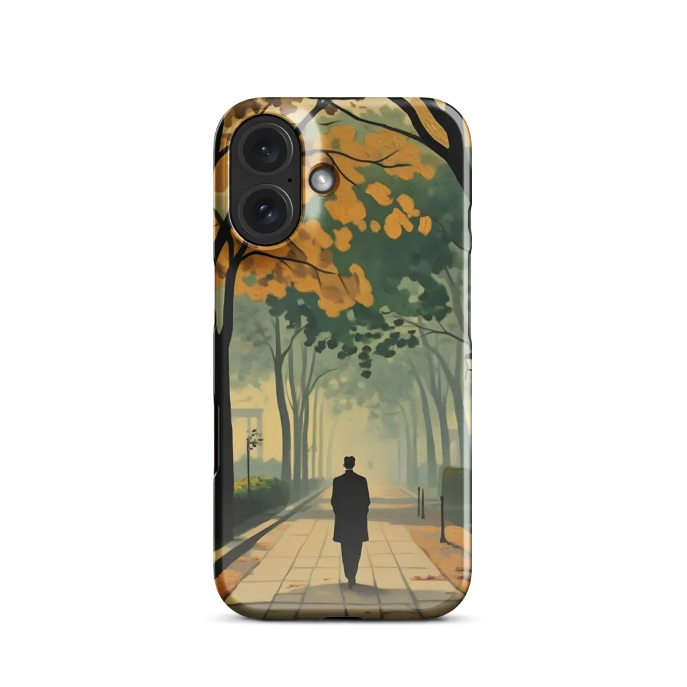 Solitary Stroll in Autumn 
 Samsung Galaxy S22 | Snap Case