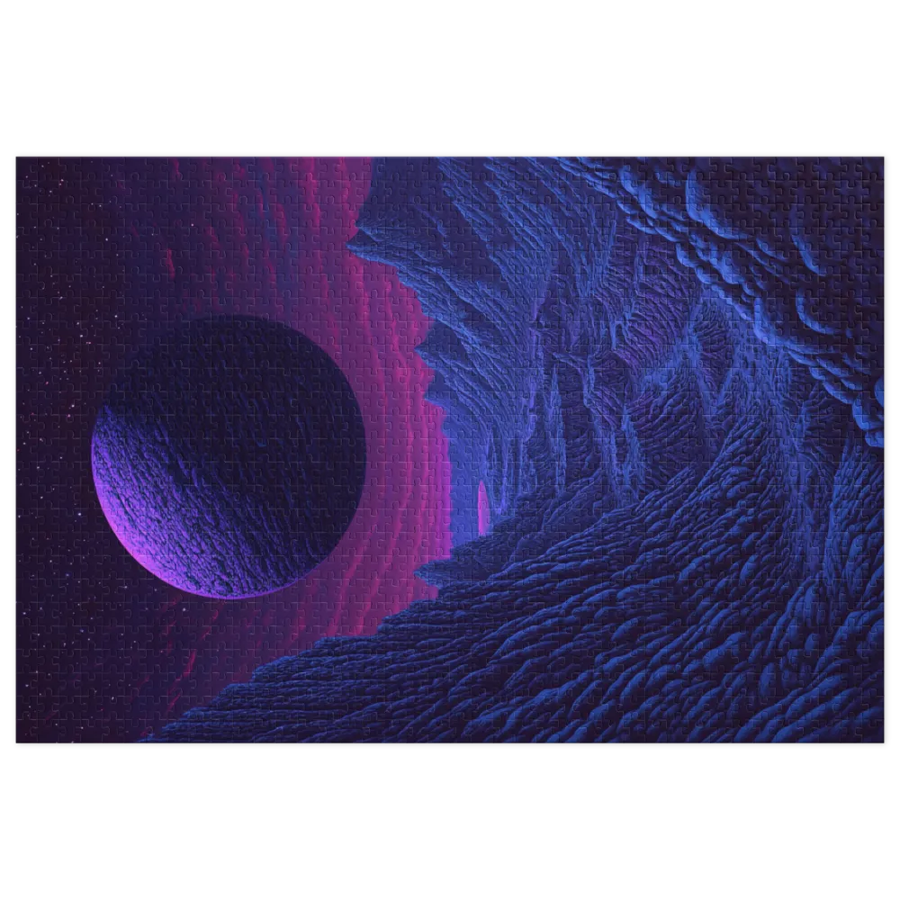 Picos Cósmicos e Orbe Roxo 
 Puzzle em caixa de metal