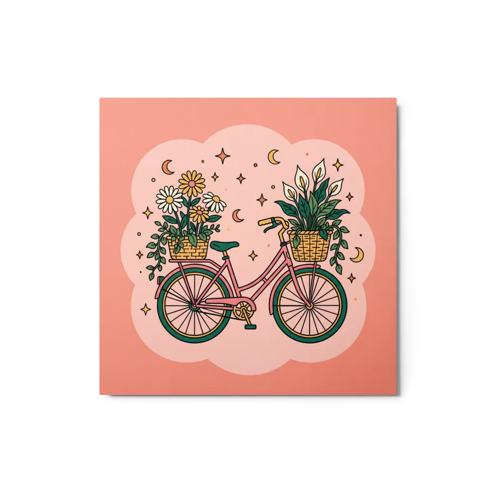 Garden Ride 
 Poster with Black Frame | 12″x 12″