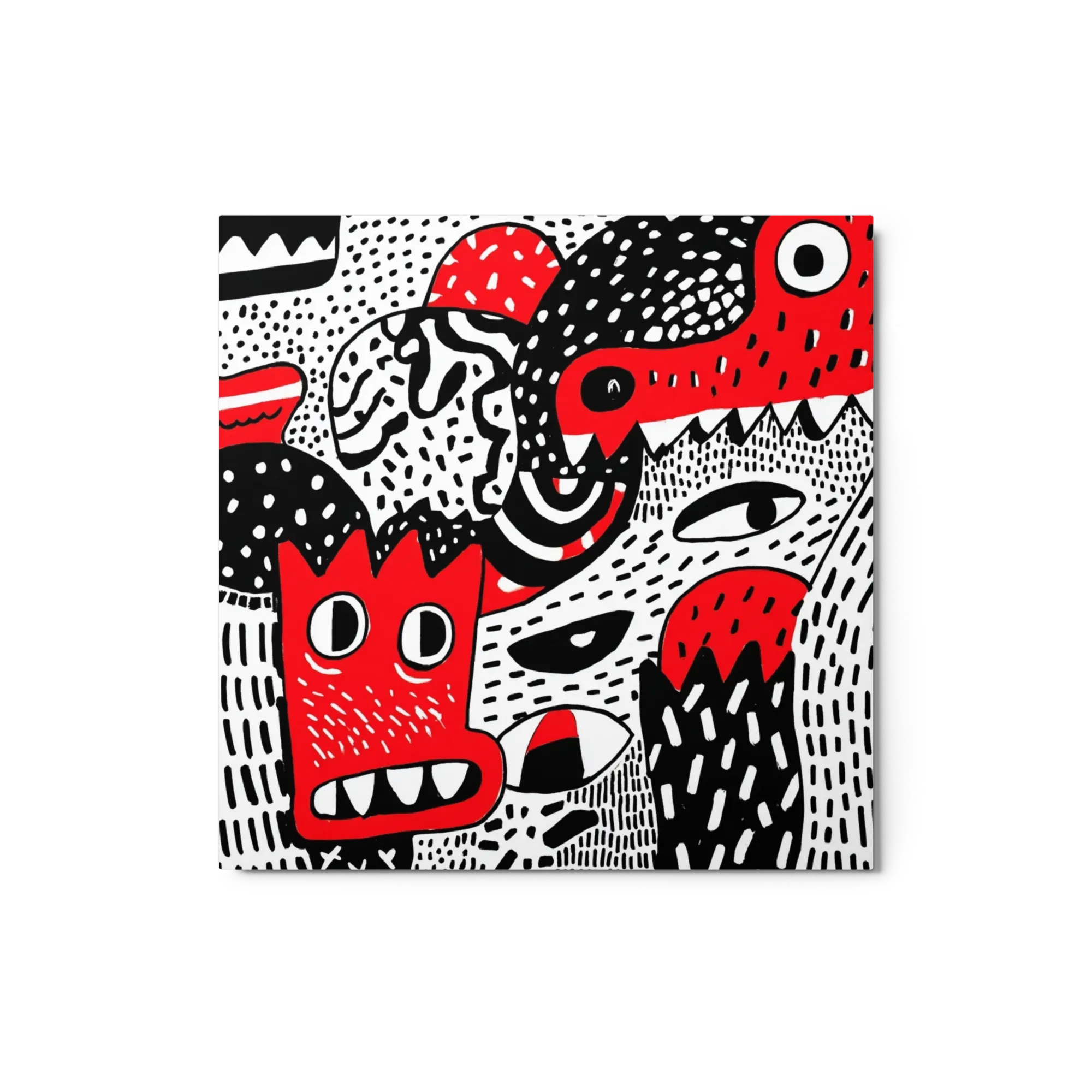 Red Monster Collage