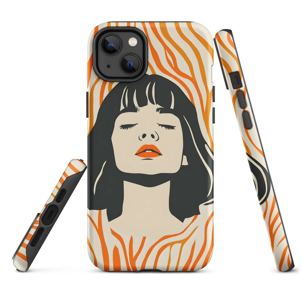 Serenity in Orange | Phone Case