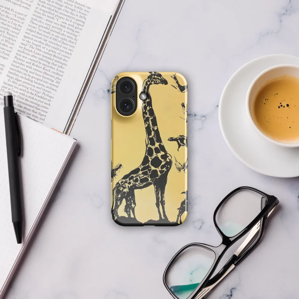 The Lunar Giraffe 
 iPhone 13 Mini | Snap Case