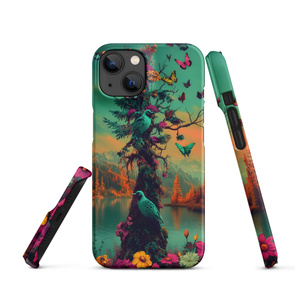 Surreal Tree with Birds and Butterflies | Phone Case