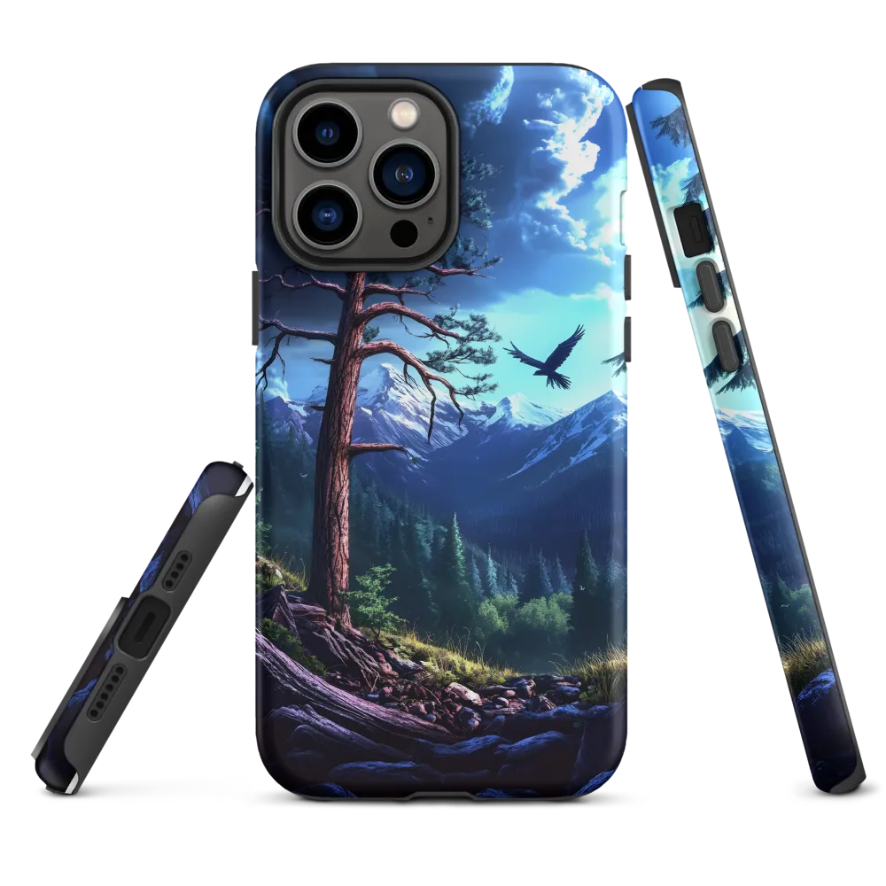 Majestic Tree in Mountain Landscape | Phone Case