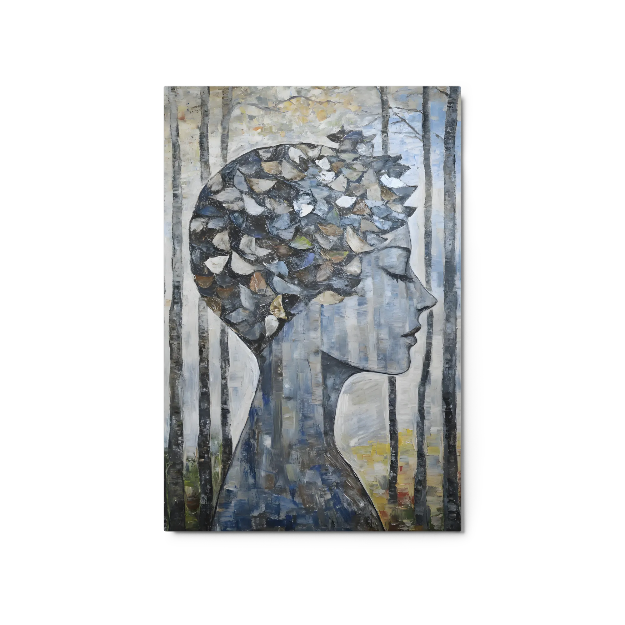 Arboreal Mind 
 Canvas with White Frame