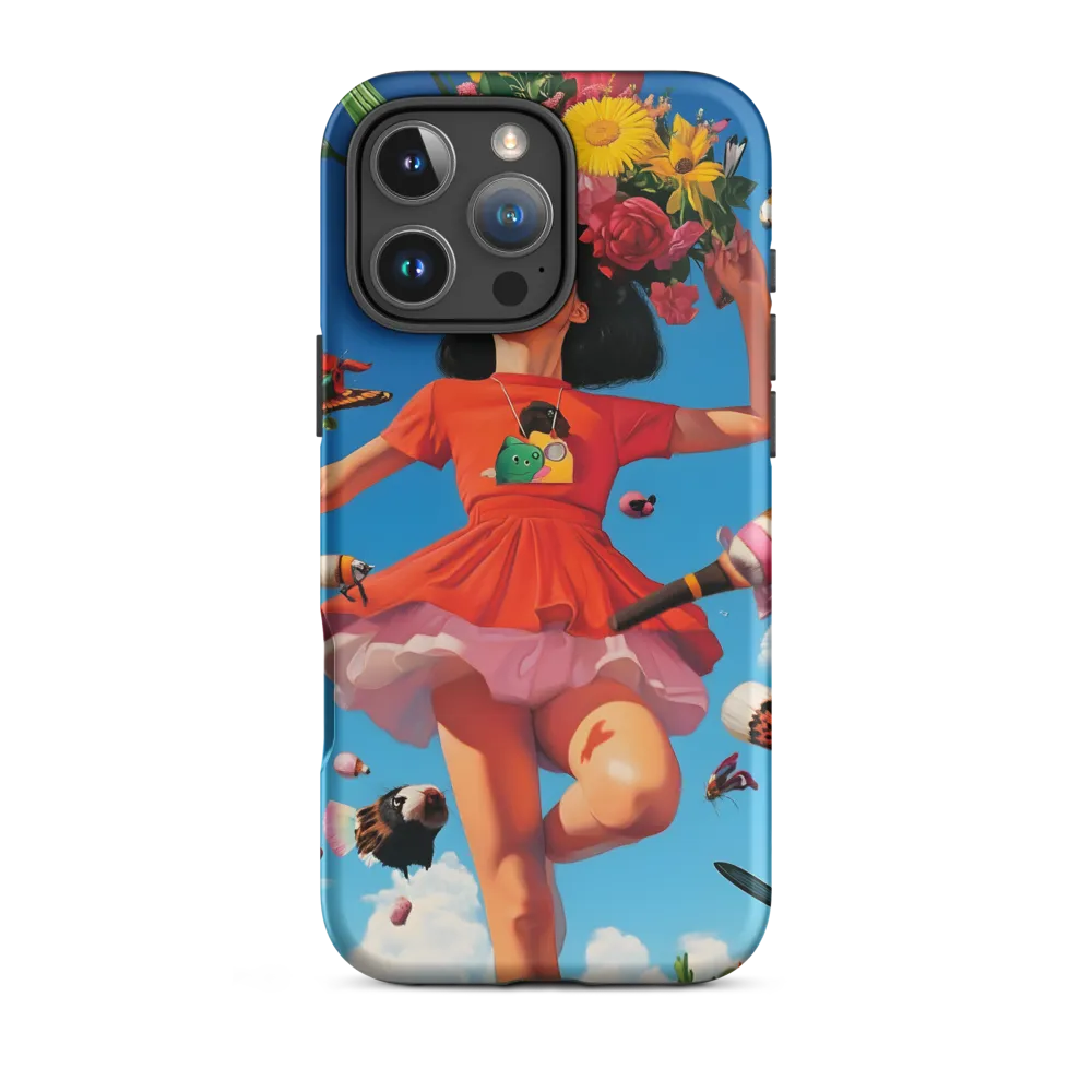 Surreal Woman with Flowers | Phone Case