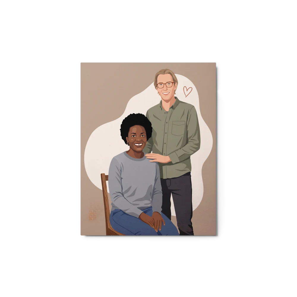 Family Portrait — Minimal Vector