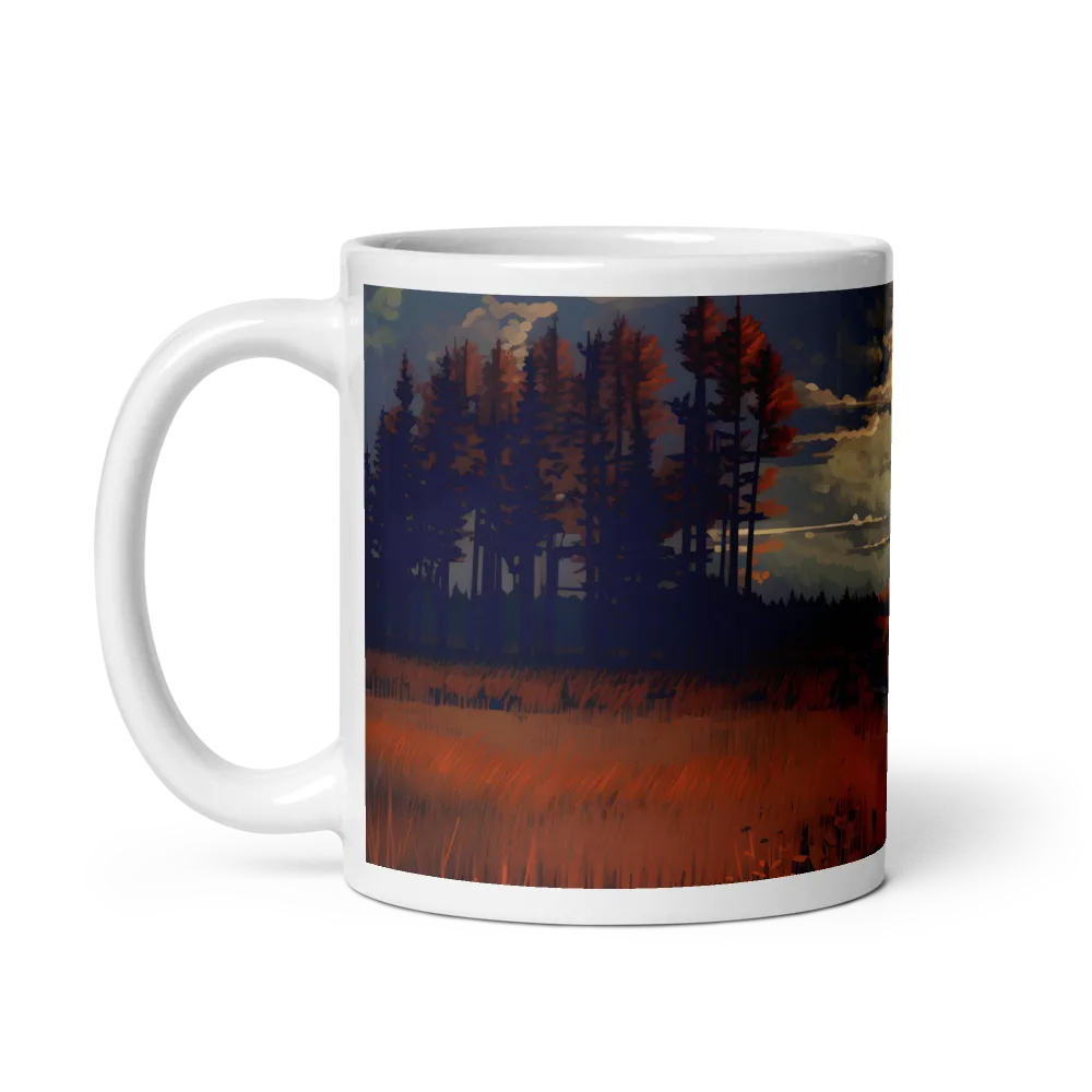 Whispers of Dusk: A Tranquil River Landscape