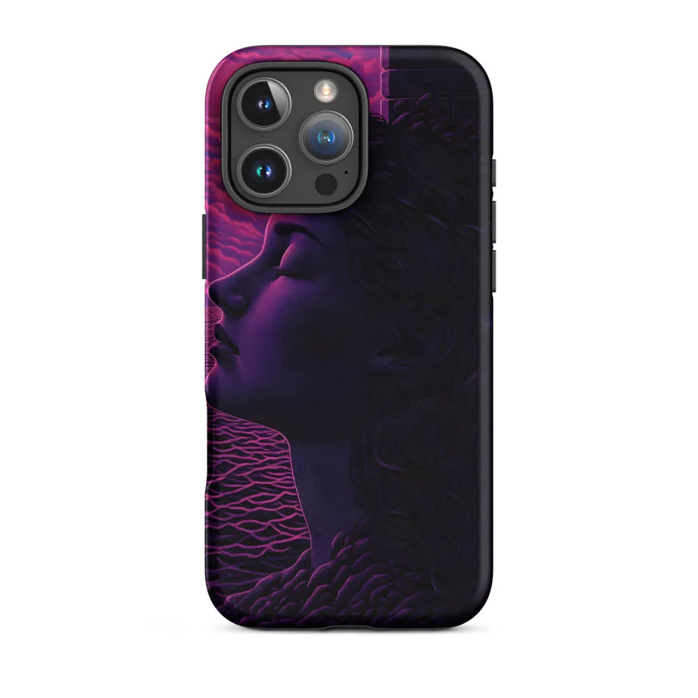 Surreal Woman by Purple Sea | Phone Case