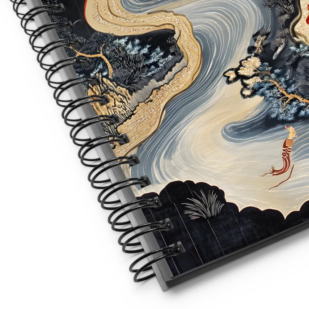 Dragon River Tapestry 
 Spiral Notebook | 140 pages