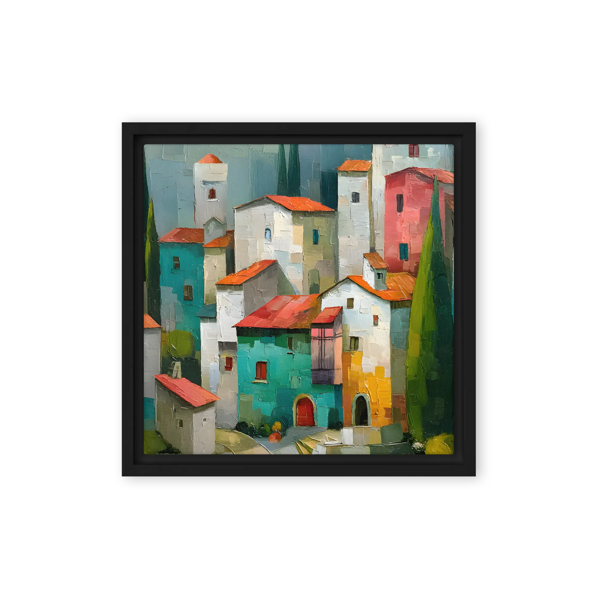 Sunwashed Knife Impasto Wall Art — Textured Layers