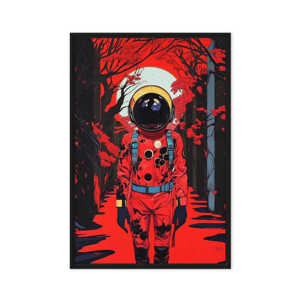 The Crimson Wanderer | Art Print