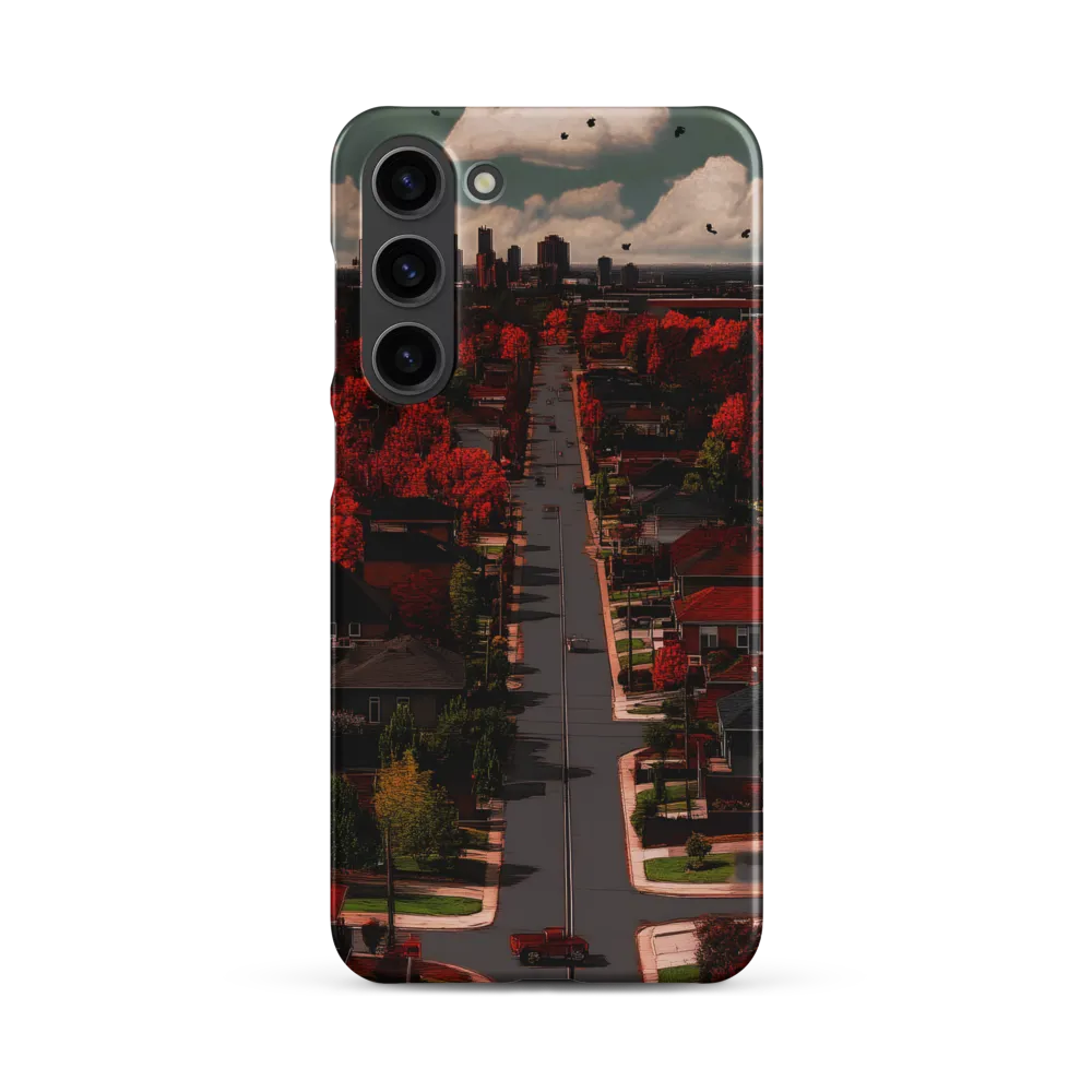 Autumn Avenue to the City | Phone Case