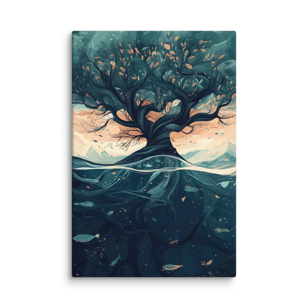 Abyssal Tree of Life 
 Canvas | 32″x 48″