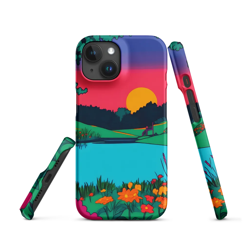 Colorful Sunset Landscape | Phone Case