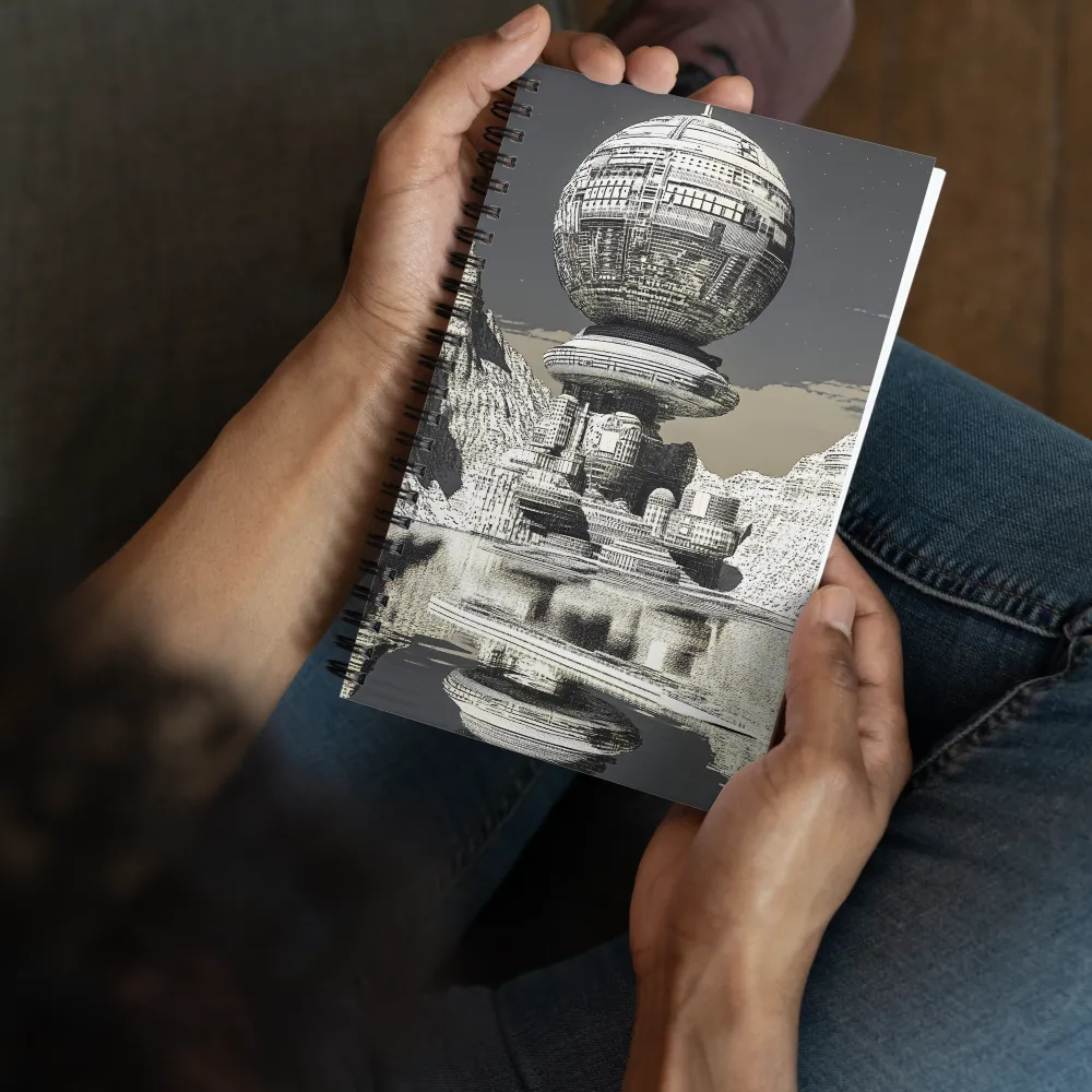 Cosmic Metropolis Reflection 
 Spiral Notebook | 140 pages
