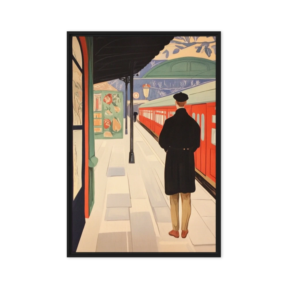 Man at Train Station