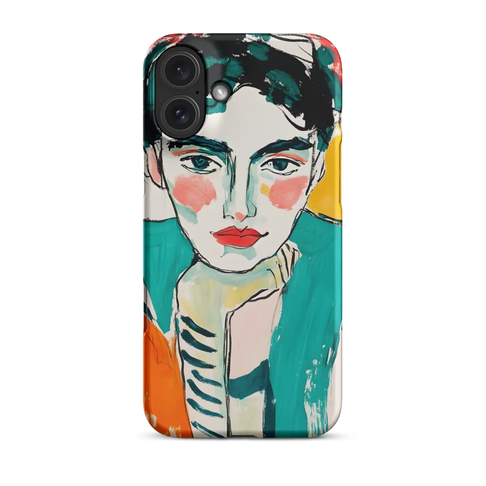 Vibrant Portrait of Female Figure | Phone Case