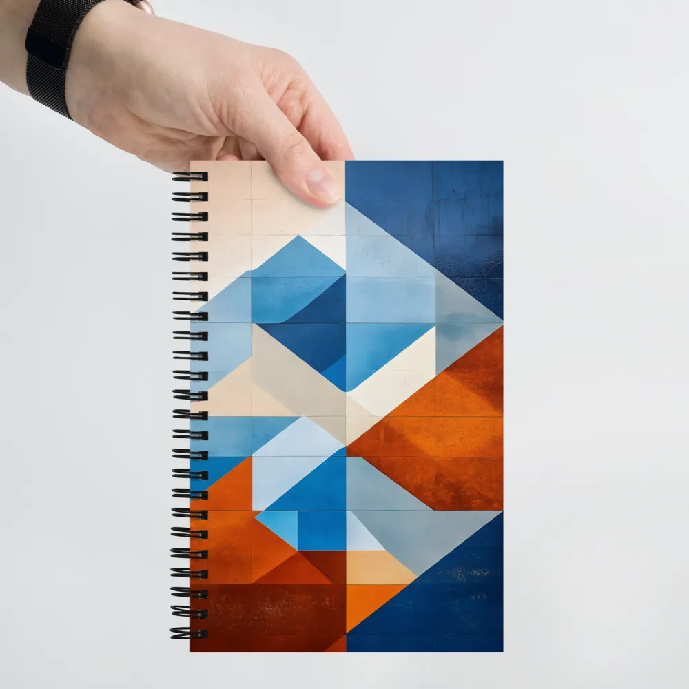 Abstract Mosaic Geometry 
 Spiral Notebook | 140 pages