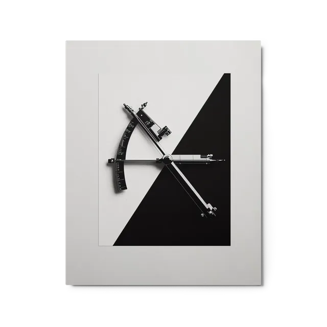 Precision and Contrast | Art Print
