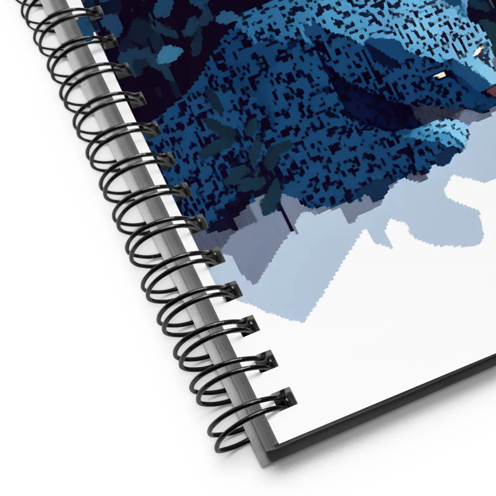 Pixel Jaguar in the Jungle 
 Spiral Notebook | 140 pages