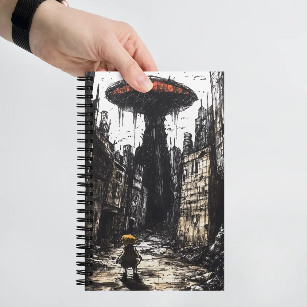 A Glimmer of Hope in Dystopia 
 Spiral Notebook | 140 pages