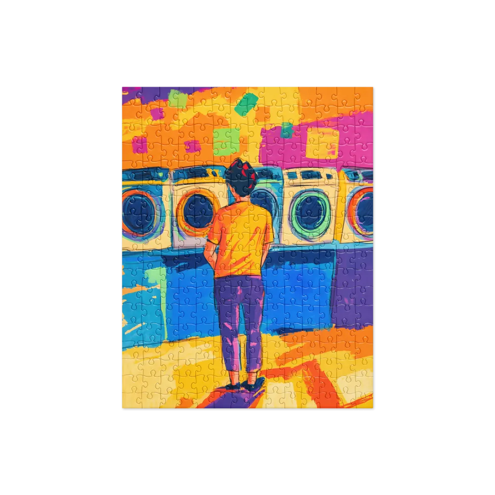 Vibrant Laundromat 
 Jigsaw Puzzle