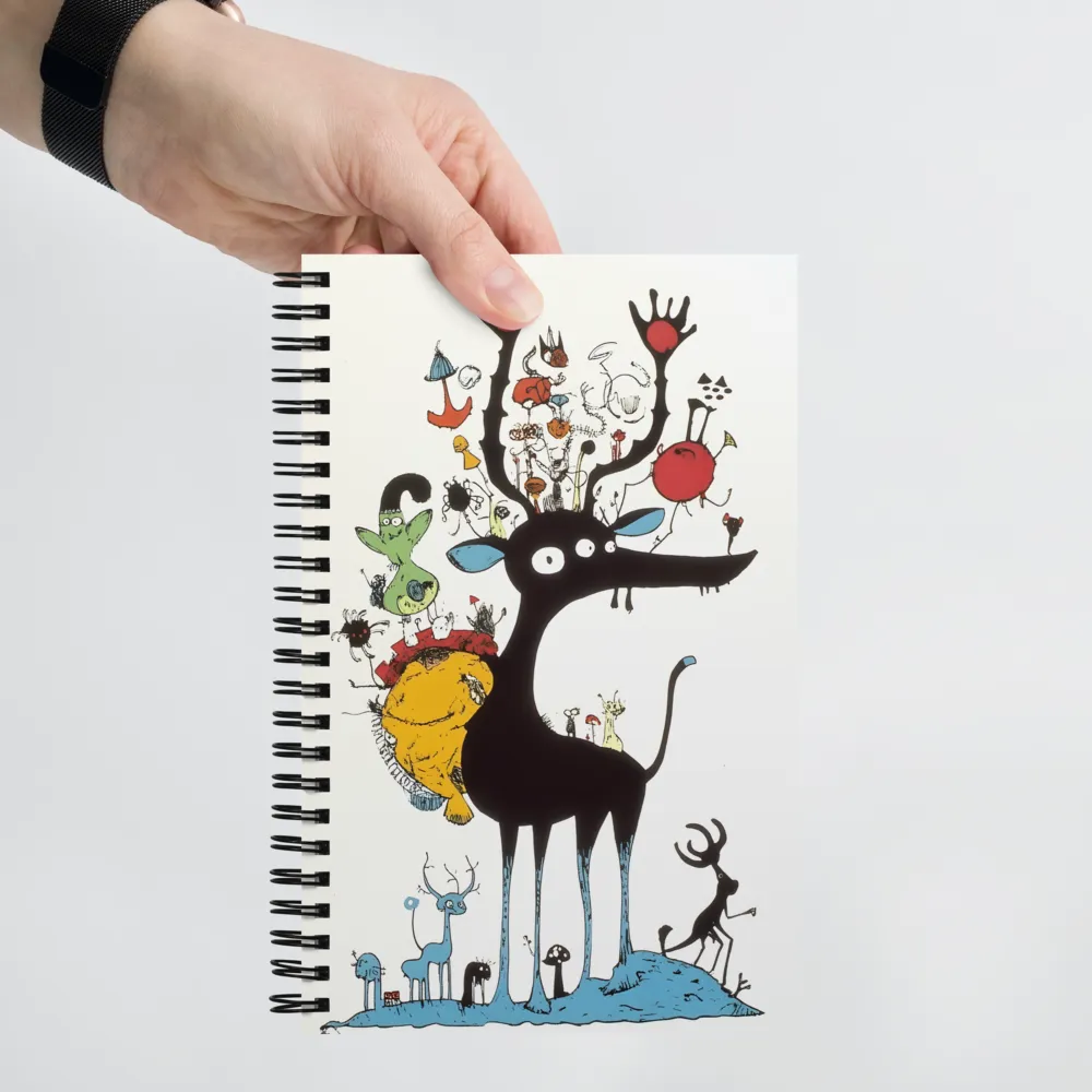 The Whimsical Forest Creature 
 Spiral Notebook | 140 pages