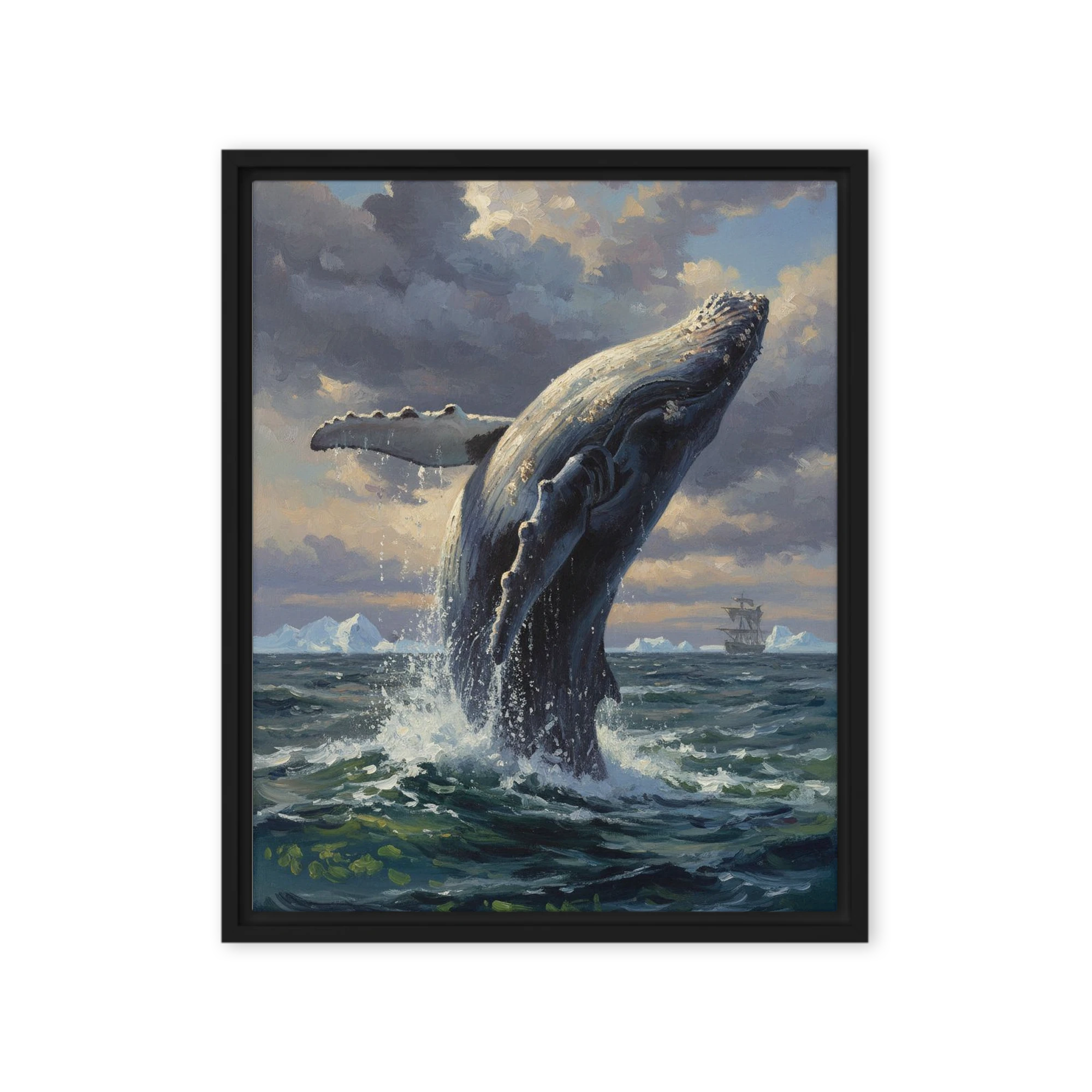 Breaching Whale
