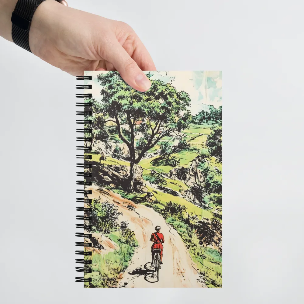 Journey Through Green Hills 
 Spiral Notebook | 140 pages