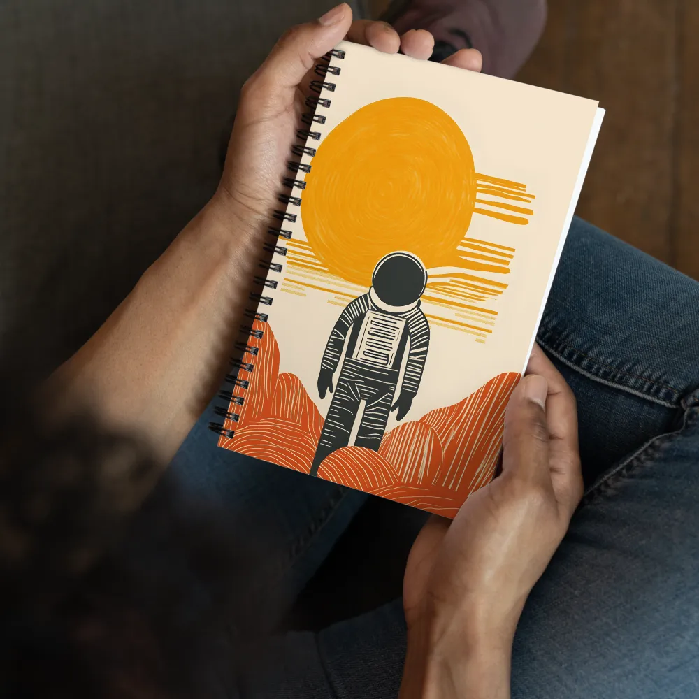 Voyage to the Orange Sun 
 Spiral Notebook | 140 pages