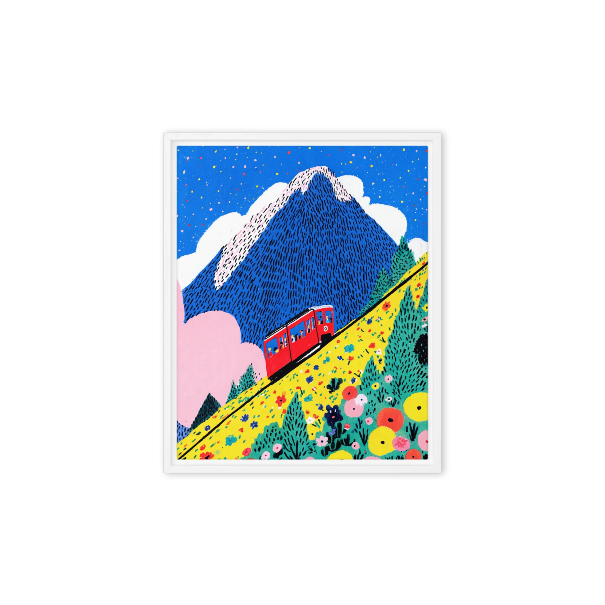 Alpine Red Train