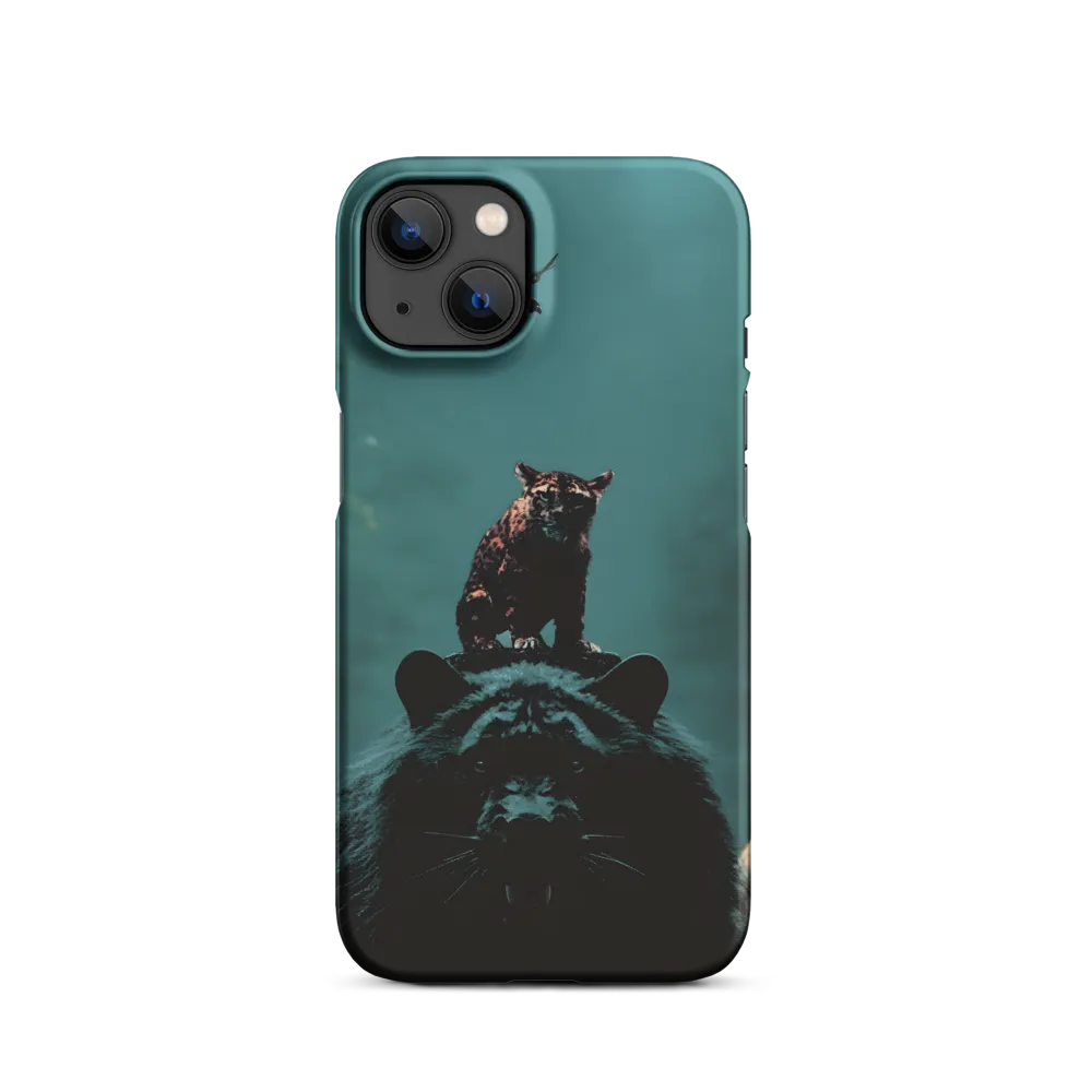Black Panther with Jaguar and Eagle | Phone Case