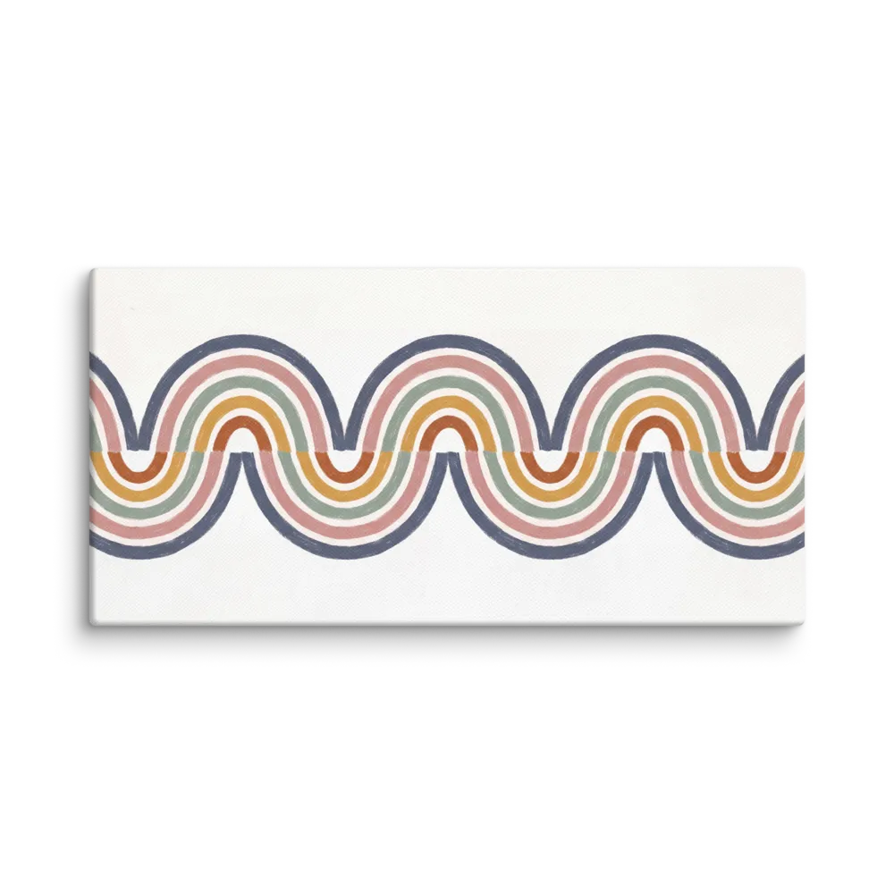 Wavy Rainbow Arch Pattern