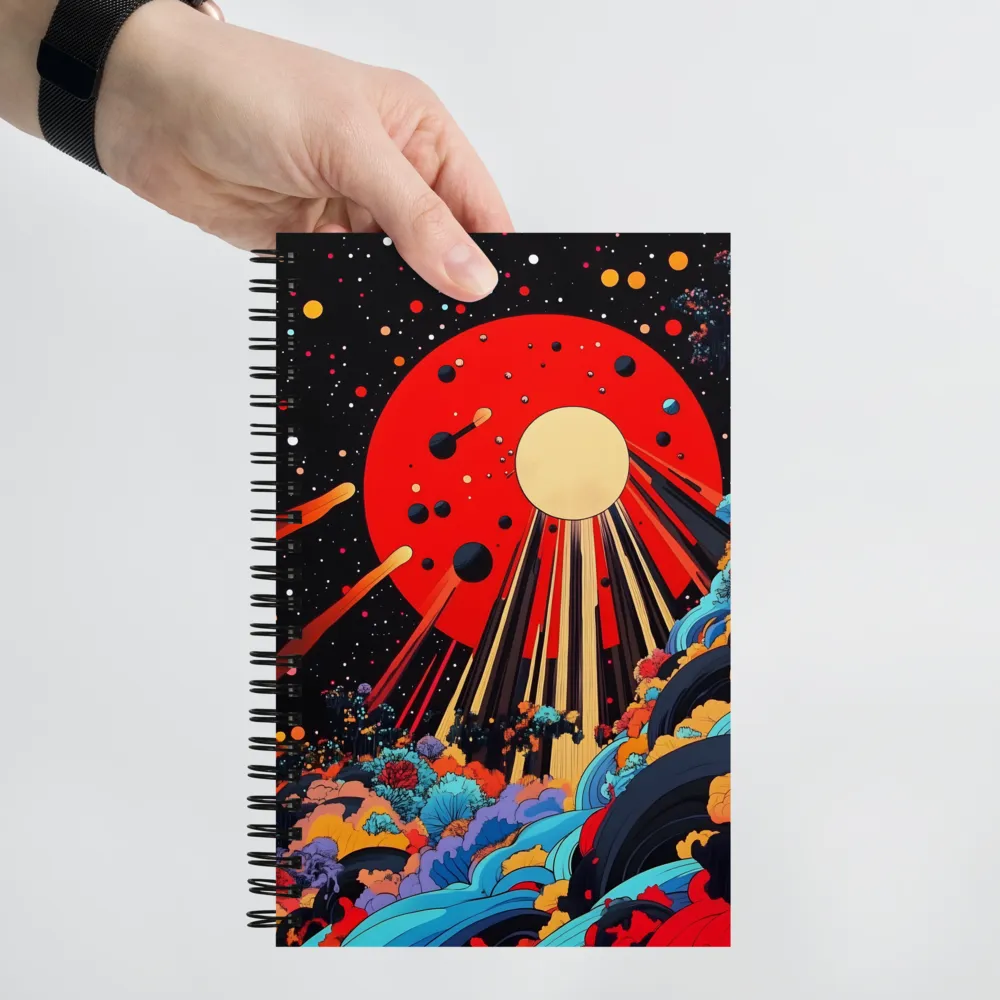 Celestial Bloom 
 Spiral Notebook | 140 pages