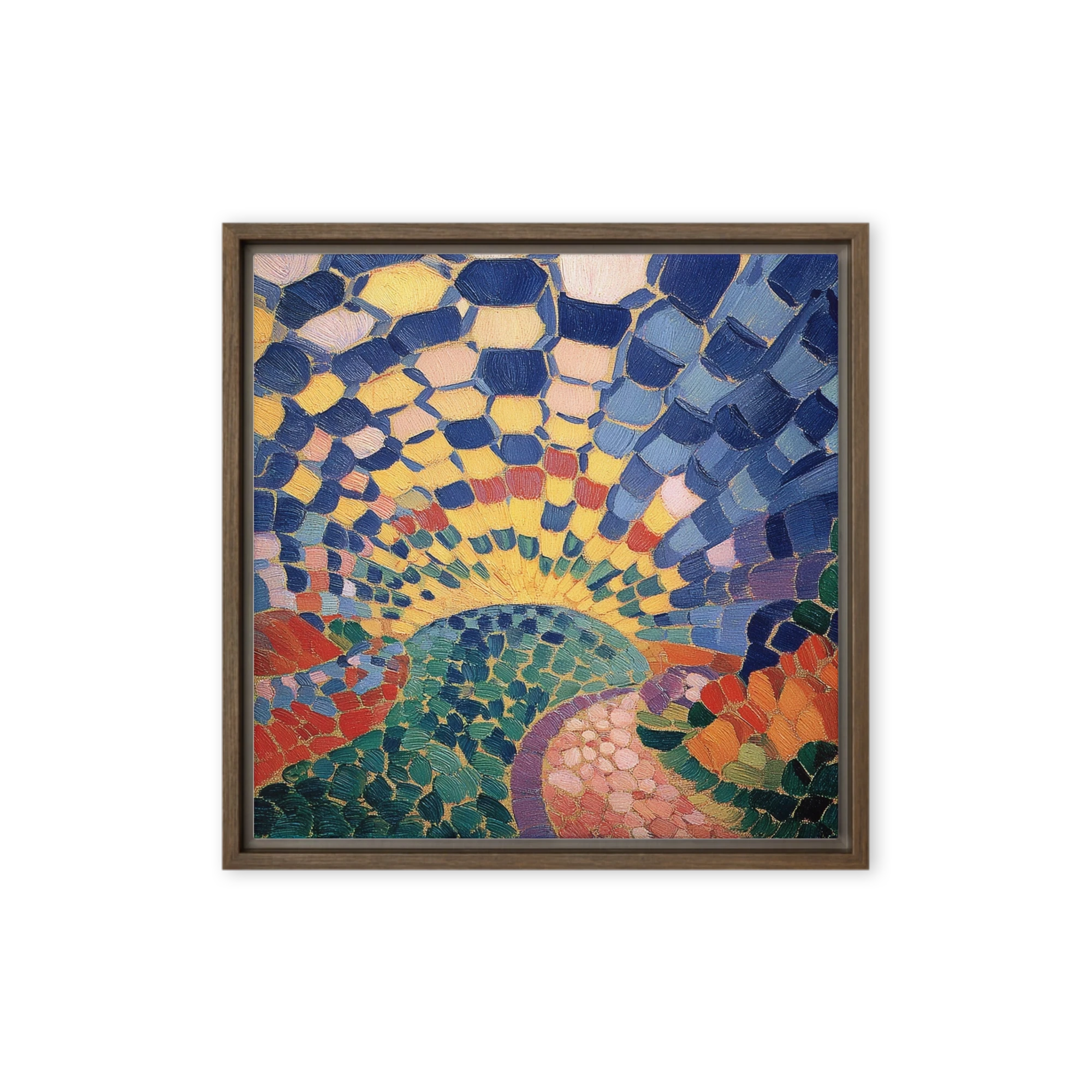 Sunrise Over Mosaic Hills | Art Print