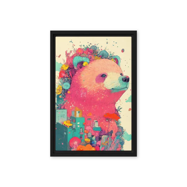 The Floral Bear | Art Print