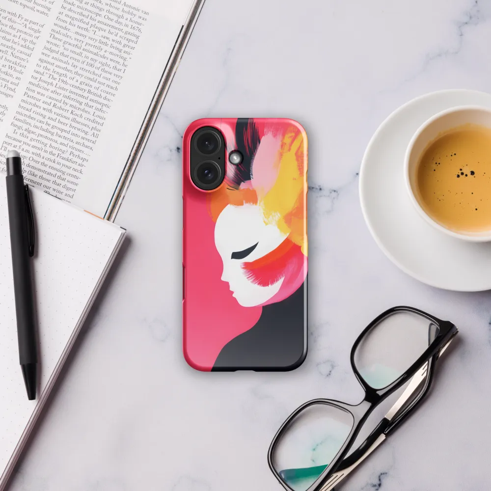 Vibrant Brushstroke Portrait 
 iPhone 14 Pro | MagSafe® Tough Case