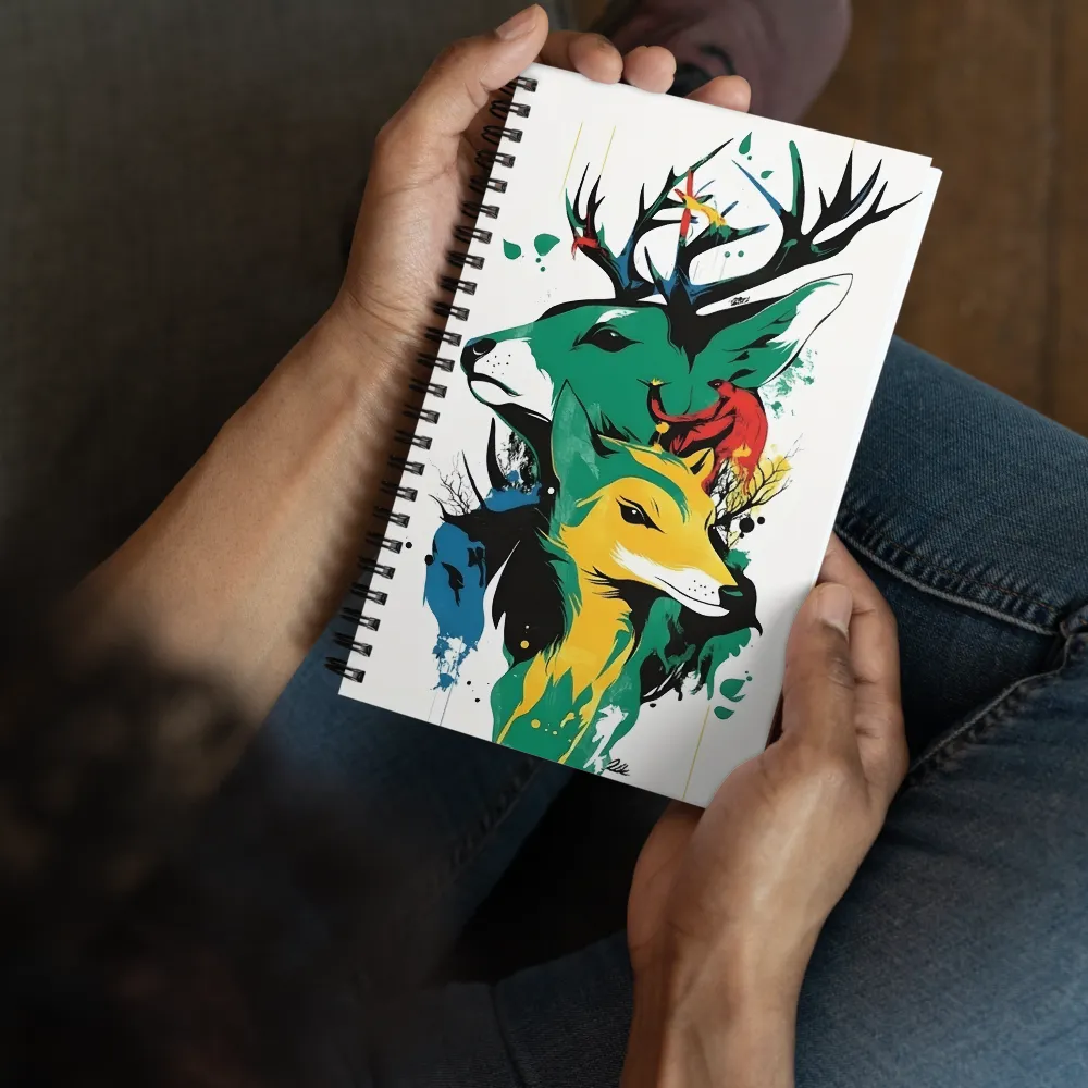 Forest Spirit Illustration 
 Spiral Notebook | 140 pages