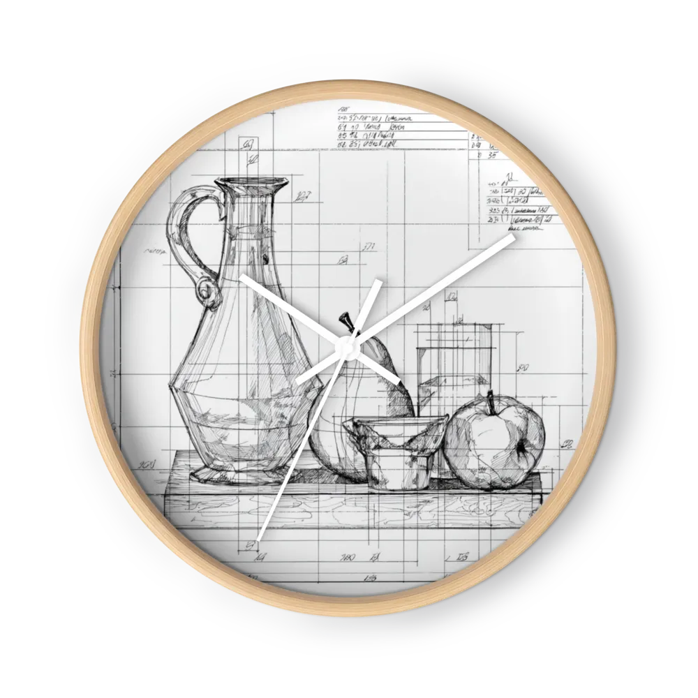 Studio Tecnico di Natura Morta | Orologio da parete