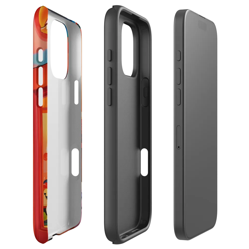 Urban Nightscape with Moon | Phone Case