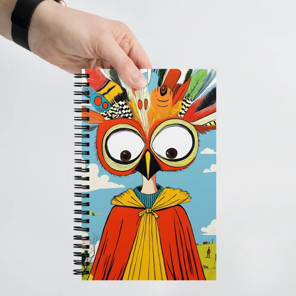 Whimsical Owl Guardian 
 Spiral Notebook | 140 pages