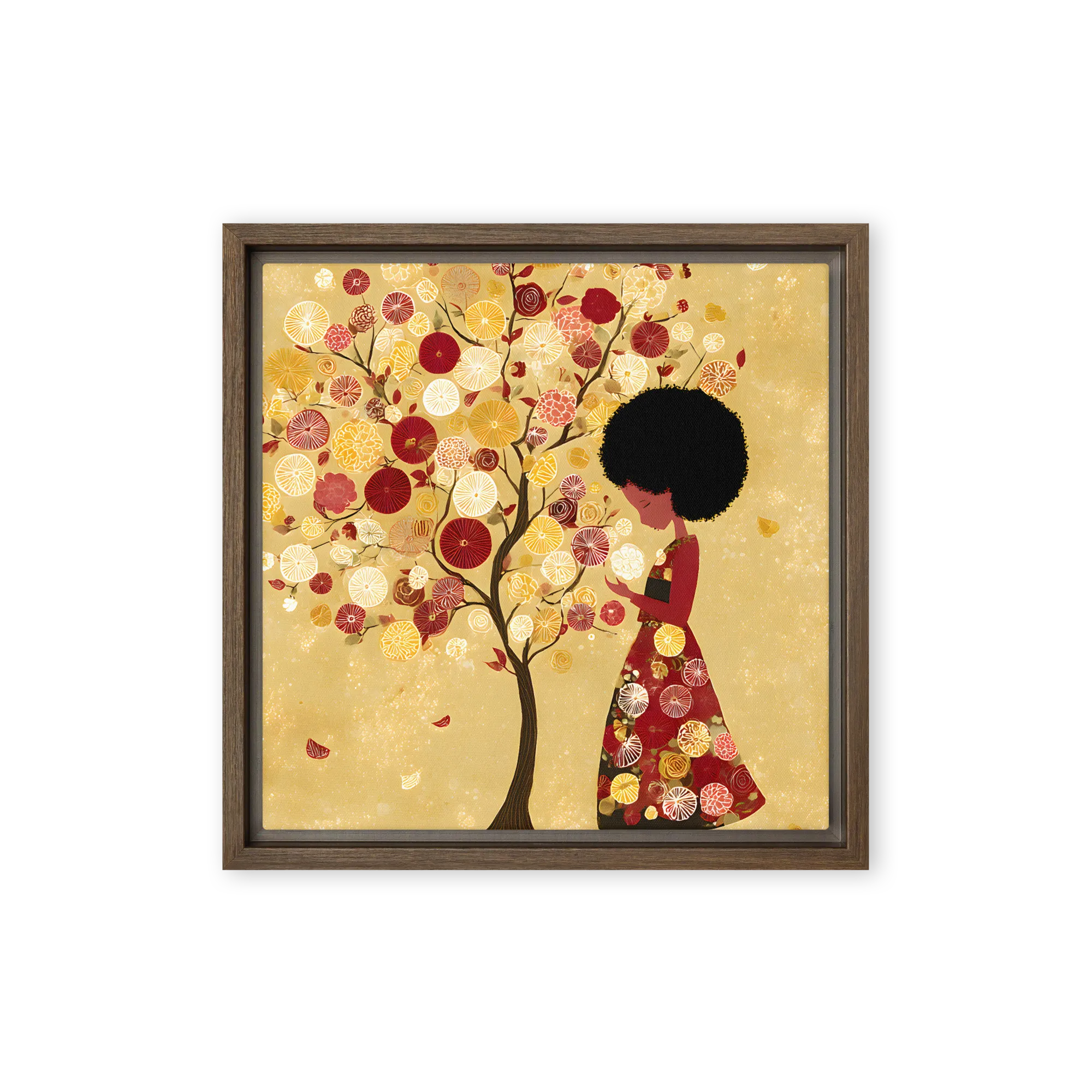 Gold and Amber Wall Art — Gilded & Warm