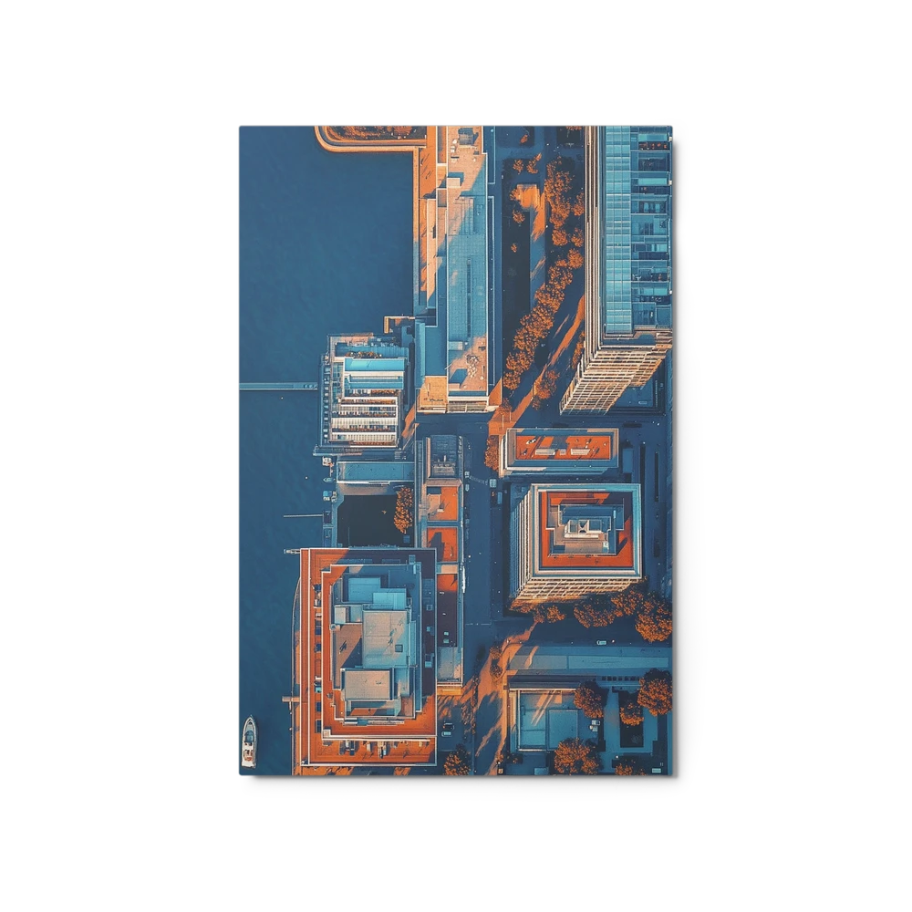 Urban Waterfront Dawn | Art Print