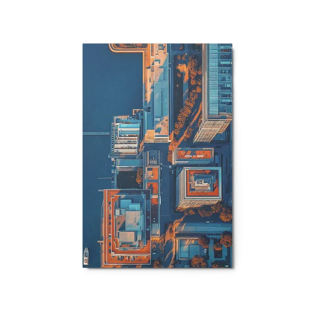 Urban Waterfront Dawn | Art Print